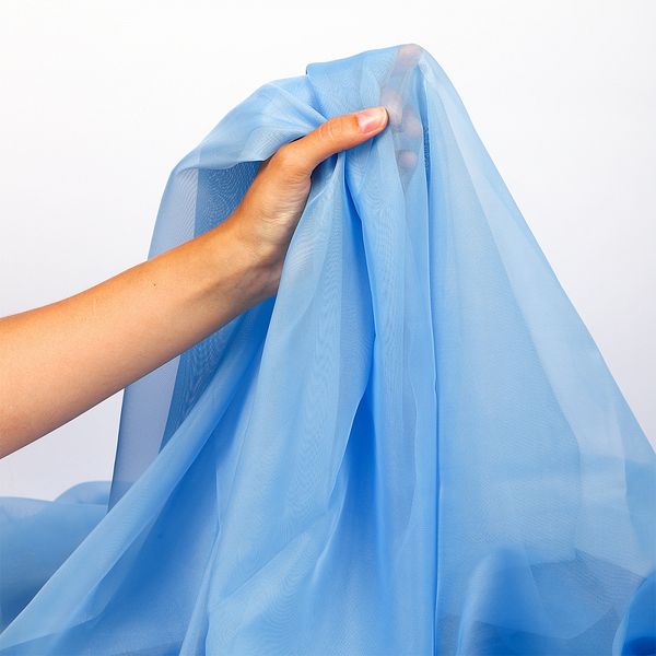 Вуаль 45 г/м², 300 см / 3 метра, Vei.104 цв.голубой