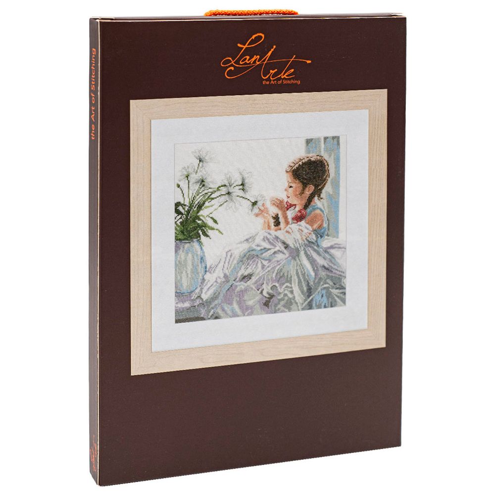 Набор для вышивания нитками Lanarte, Гадание 36х38см