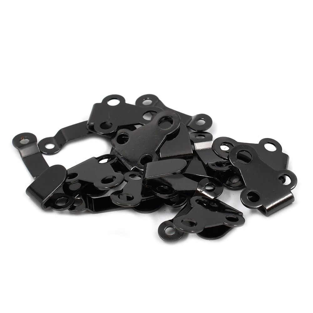 Крючки пришивные 15х11 мм, pewter, 10 шт