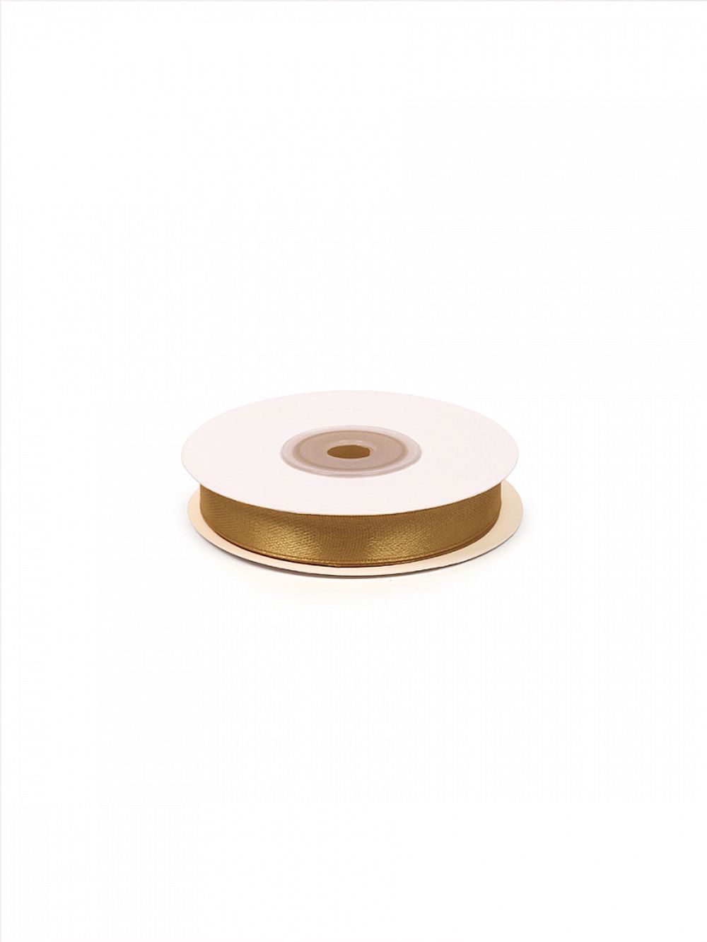 Лента атласная 1-сторонняя 12.0 мм / 22.5±1 метра, 3023 т.золотой, Magic4Hobby