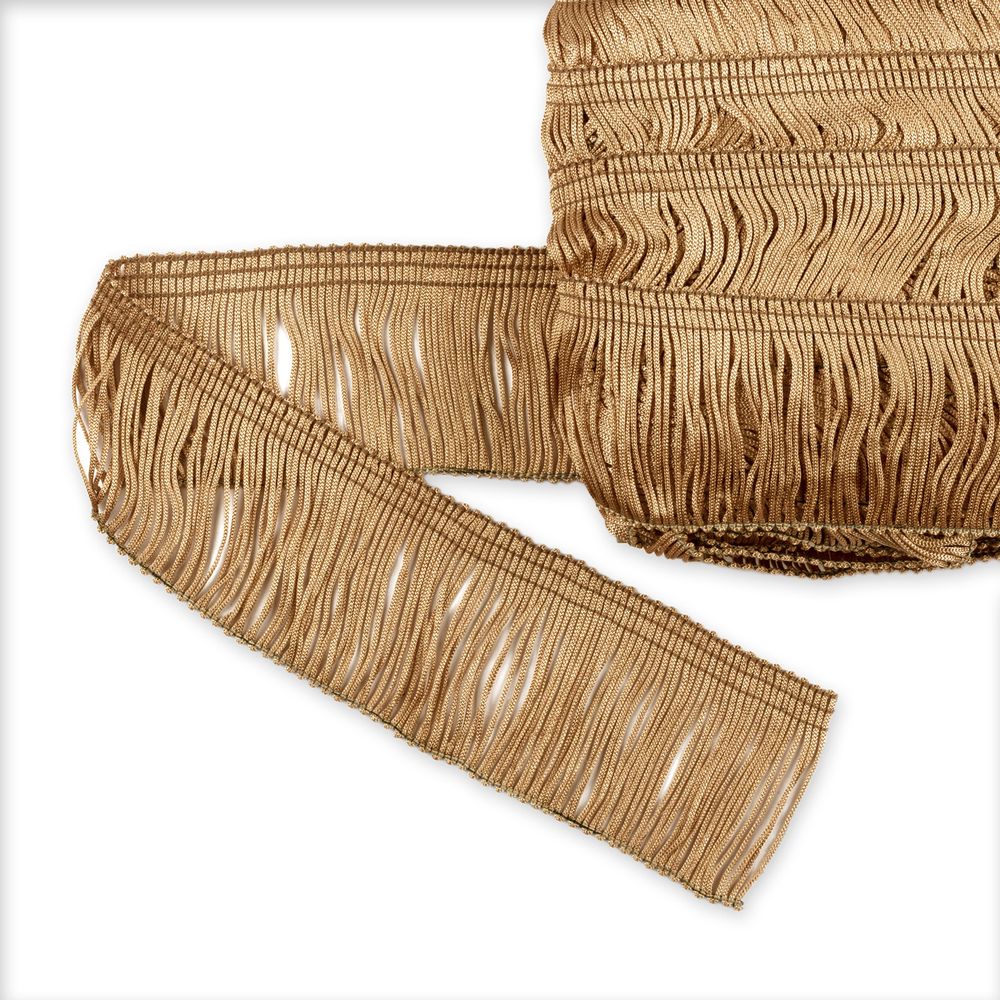 Бахрома отделочная 55.0 мм / 25 метров, 107 бежевый, Gamma 115