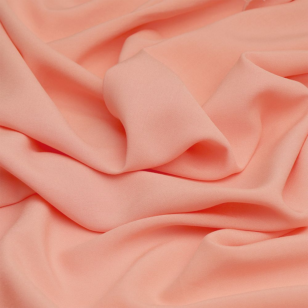 Штапель 110 г/м², 145 см / 2 метра, TBY-Vi-30-38.2, цв.38 розовый