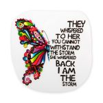 Термотрансфер M №01, 1 шт, M-018 бабочка 11.4х11 см, Gamma "M" №01