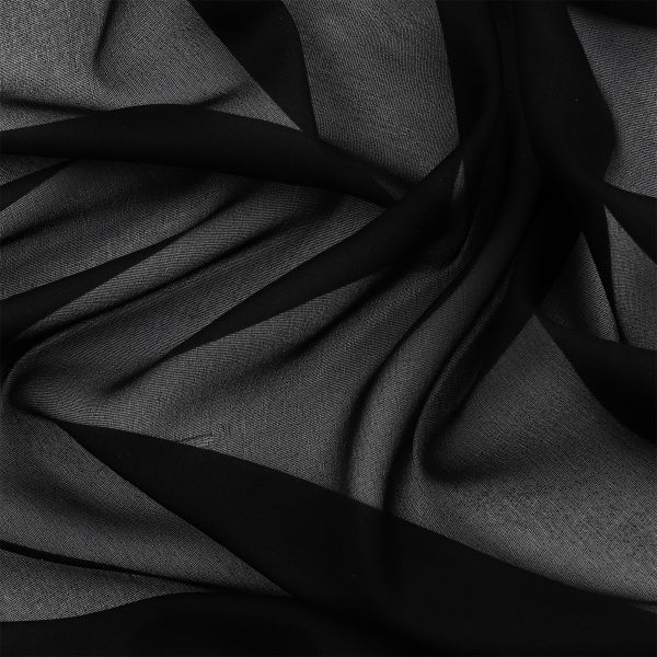 Дублерин эластичный 18 г/м², черный, шир.150см, 100м