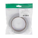 Лента клейкая двухсторонняя на бумажной основе 15 мм / 25 метров, белый, Gamma BLK-15