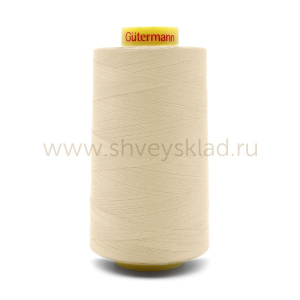 Нитка универсальная Gutermann Mara 120/2, 5000 м, 700185, 414 св.кремово-бежевый, 1 катушка