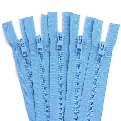 Молния трактор Arta Т6 (6 мм) 2 зам., разъем., 75 см, цв. 039 голубой, уп.5 шт