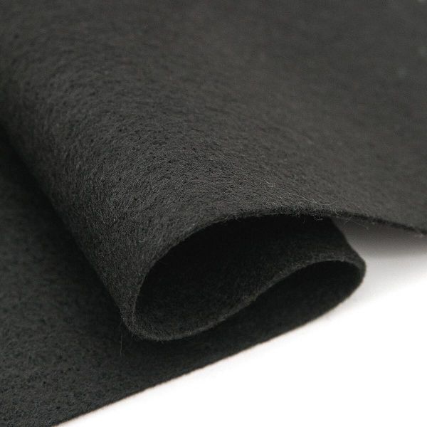 Фетр листовой мягкий 1.0 мм, 170гр, 20х30см, 10 шт/упак Astra&Craft (AF870/YF659 черный)