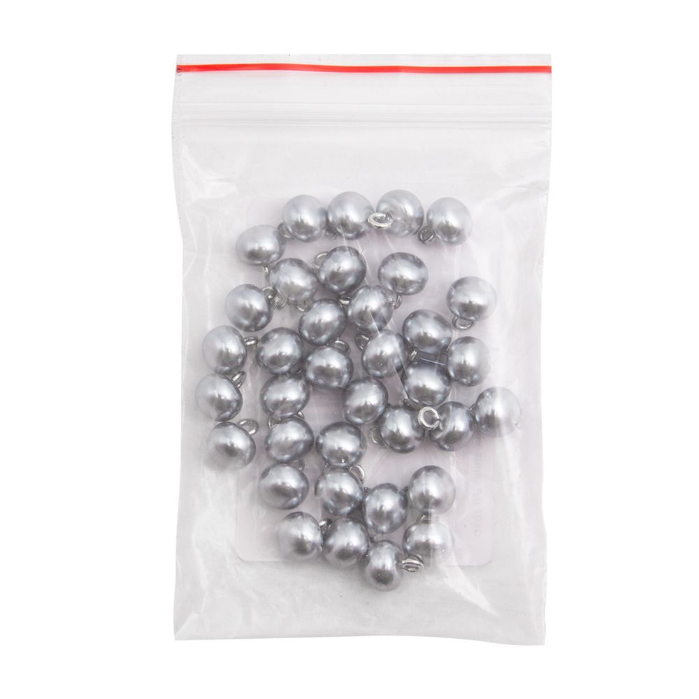 Пуговицы на ножке 8мм (Gray (серый)), 36 шт