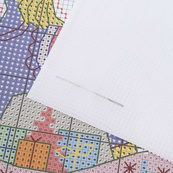 Набор для вышивания нитками Овен, Ёлочная игрушка. Лошадка 9,3х9,6см