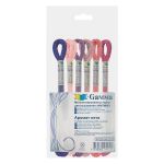 Мулине Gamma набор металлик, цв.04 Аромат лета, 6 мотков по 8 метров