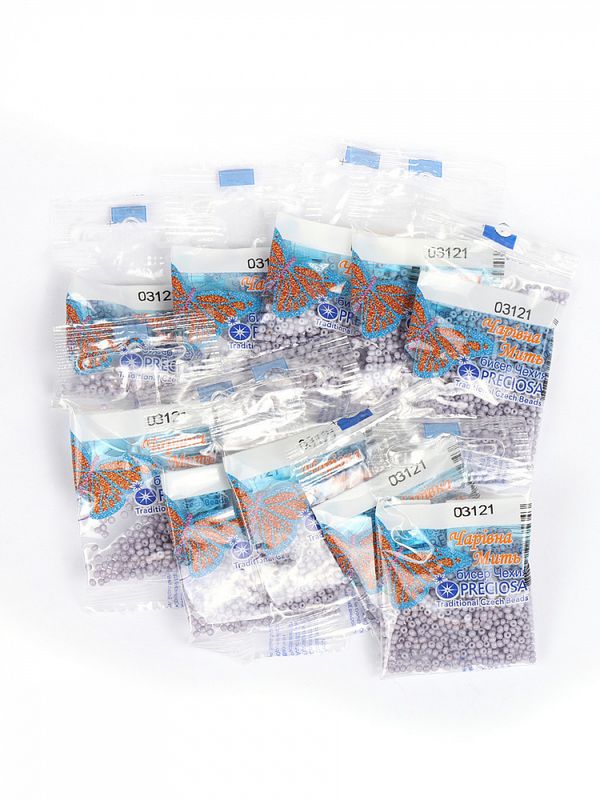 Бисер Preciosa 10/0 (2.3 мм), 50 г (10х5 г), цв. 03121