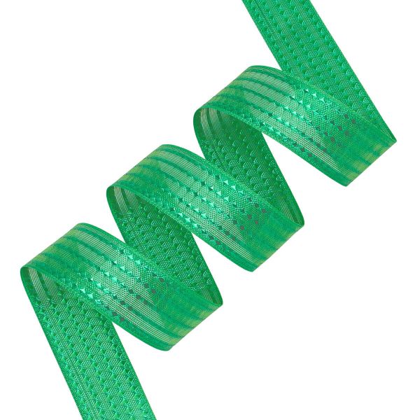 Лента подарочная 25 мм / 25 метров, рис.9015 (зеленый), С3687Г17 Стрела-25