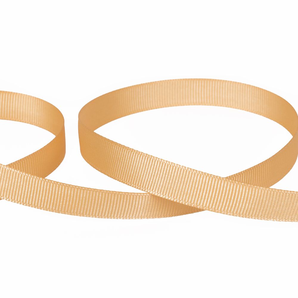 Лента репсовая (в рубчик) 12.0 мм / 45.5 метров, 018 бежевый, Gamma GR-12
