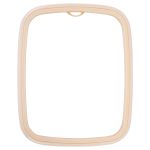 Пяльцы-рамка прямоугольные пластик 155х195 мм, 1 шт, 01 кремовый, Gamma ПКБ-2