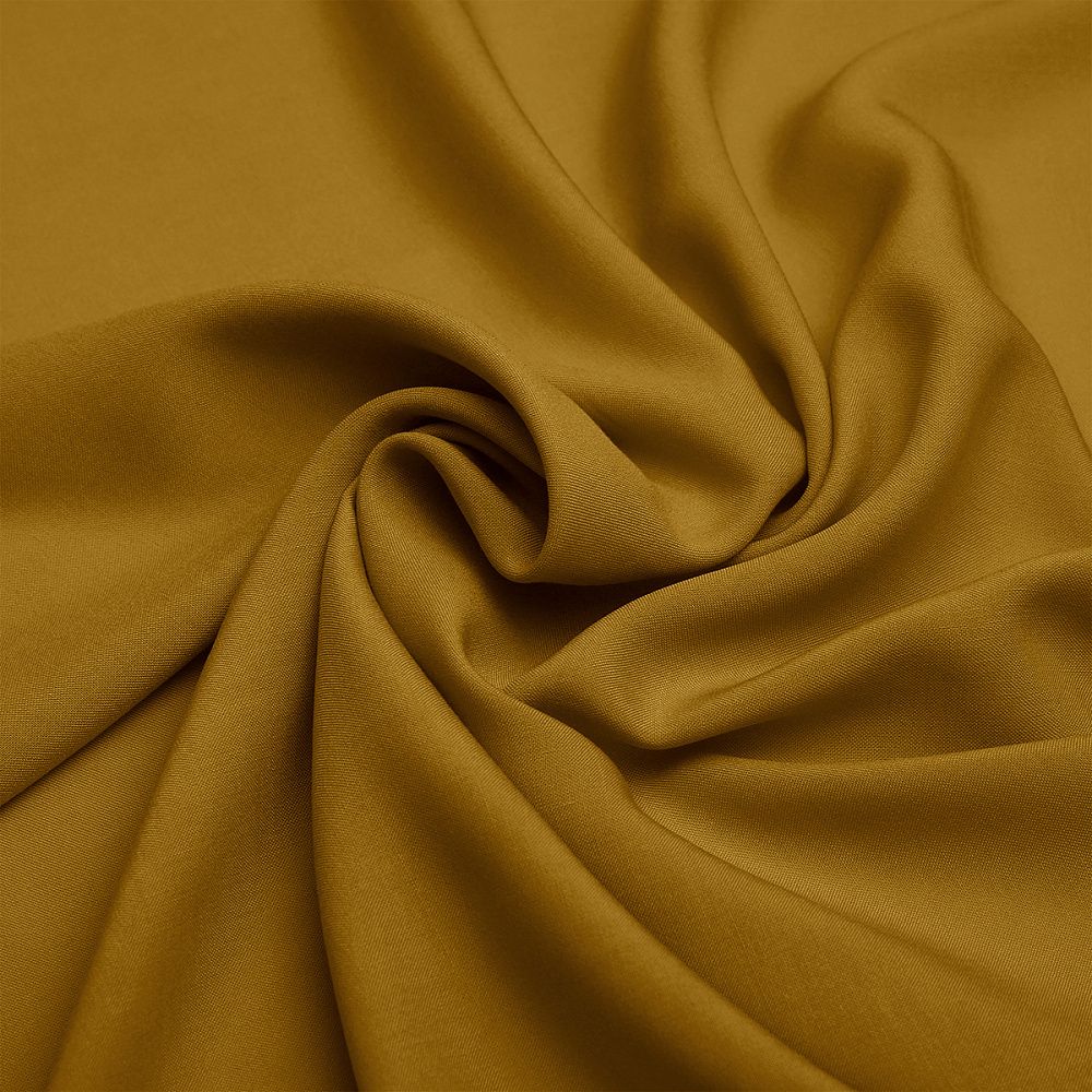 Штапель 110 г/м², 145 см / 2 метра, TBY-Vi-30-32.2, цв.32 горчичный