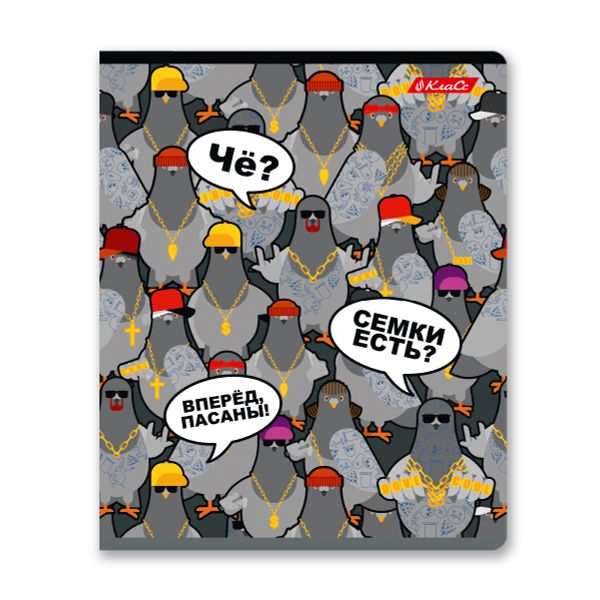 Тетрадь ученическая общая, A5+ 48 л. на скобе 65 г/м², белизна 100%, 10 шт, клетка в термоусадочной пленке, 000727 Чудите с нами!, Светоч 48ТЕТк-001