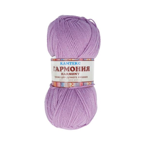 Пряжа Камтекс Гармония / уп.5 мот. по 100 г, 245 м, цв.058 сирень
