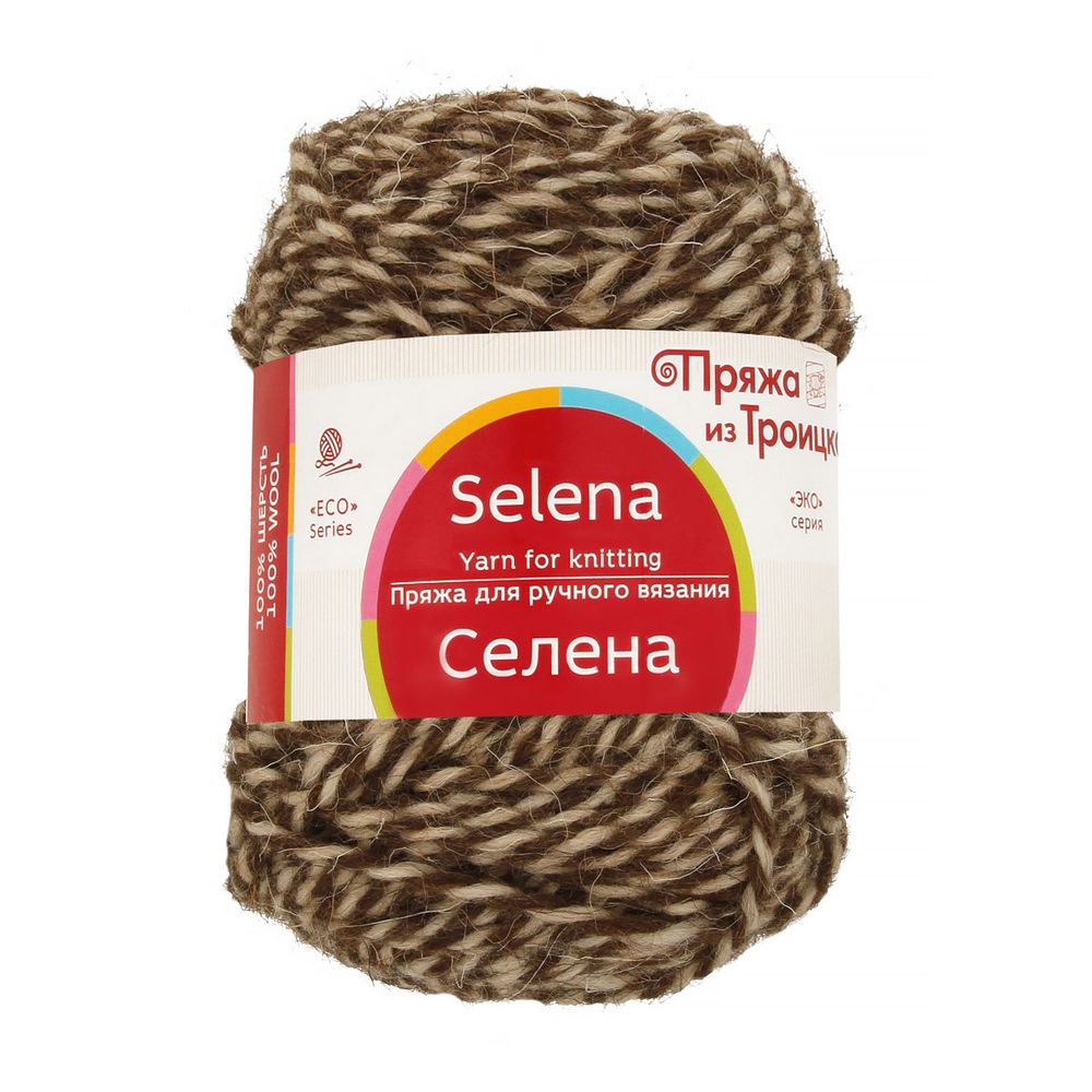 Пряжа Троицкая Селена / уп.5 мот. по 100 г, 160 м, 896 М