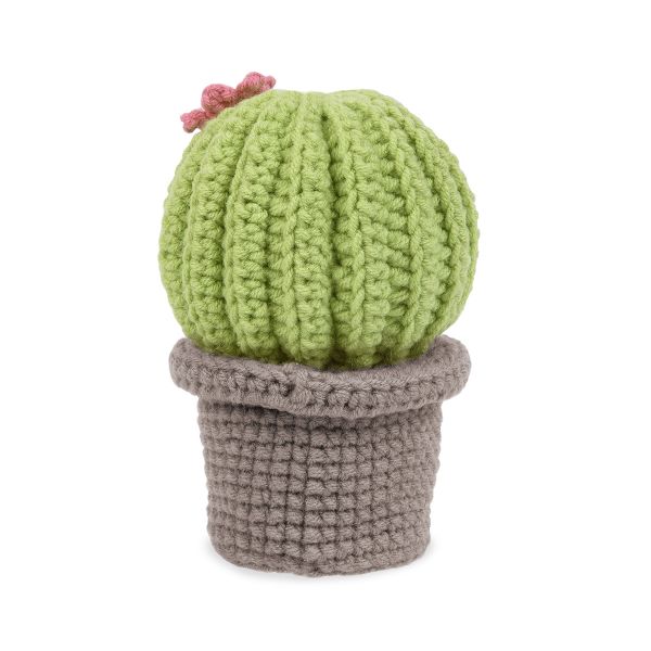 Набор для вязания игрушки Цветущий кактус 12 см, Miadolla AMG-0115