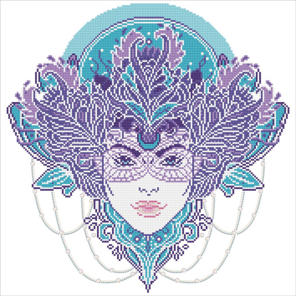 Алмазная (кристальная) мозаика Фрея, Богемный стиль, 50х50 см