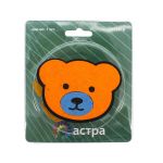Клипсы для штор магнитные из фетра для штор "мишка", Астра, C523/C833
