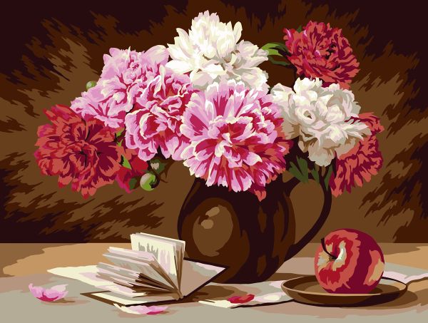 Картина по номерам Фрея, Цветочная поэзия, 40х30 см