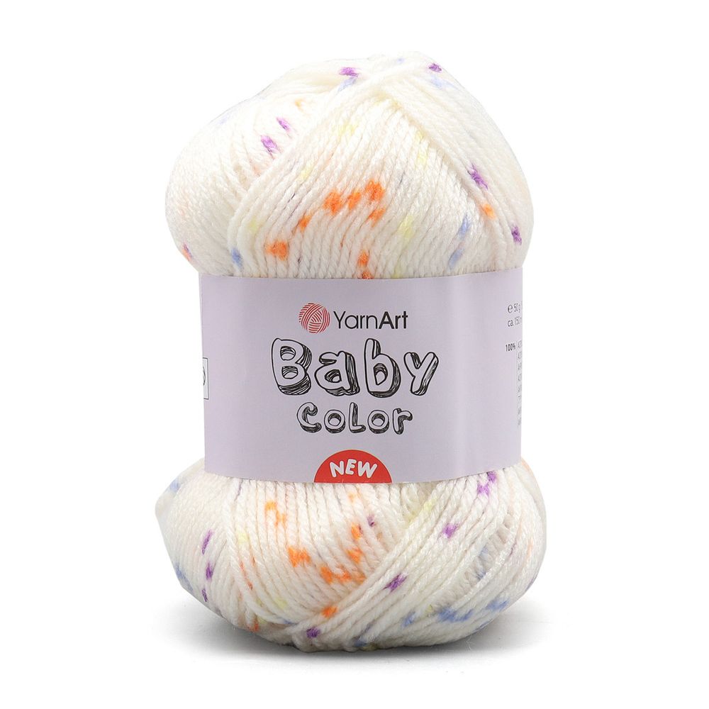 Пряжа YarnArt (ЯрнАрт) Baby color / уп.5 мот. по 50 г, 150 м, 217 принт /TOS/