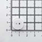 Пуговицы 2 прокола 24L (15мм), пластик (Wht-01 белый), 72 шт, CN 2807