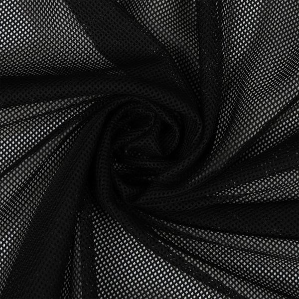 Сетка подкладочная трикотажная 65 г/м², 170 см / 100 метров, TBY.0354.03, цв.03 черный
