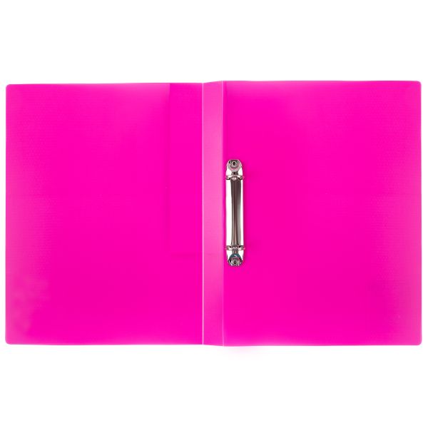 Папка на 2 О-кольцах A4 700 мкм 25 мм, 4 шт, d-20 мм, розовый EC211300013, Expert Complete