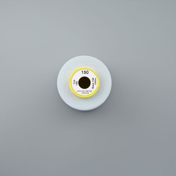 Нитка особо тонкая Gutermann Mara №150 (150/2), 5000 м, 713961, цв. 193 иней, 1 катушка