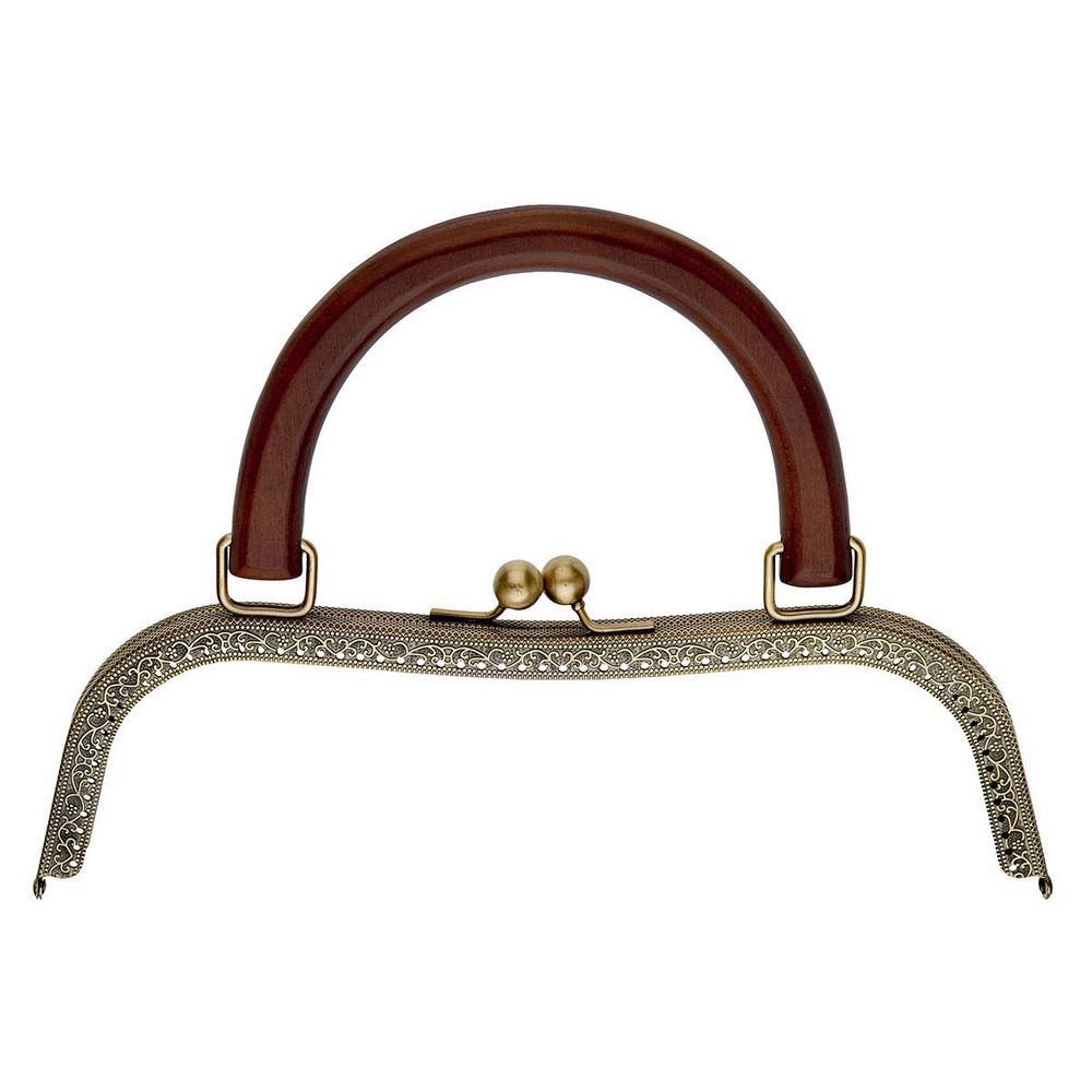 Замок для сумки "Kylie" 26х19см, цв. Состаренной латуни, Prym