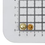 Винт кобурный металл ⌀7,5 мм золото, металл, 20 шт