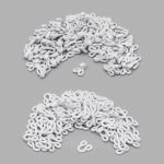 Крючки пришивные в оплетке 10х25 мм, цв.белый, 100 шт