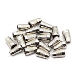 Наконечник для шнура металл колокол 16х10 мм, ⌀5.5/7.5 мм, (никель), 20 шт