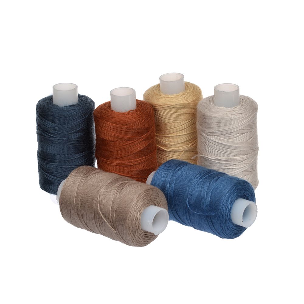 Нитки джинсовые ассорти 6 кат 150м