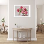 Алмазная (кристальная) мозаика Фрея, Пионы и вишни, 40х30 см