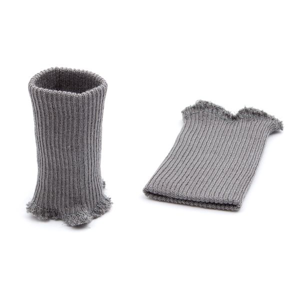 Манжеты трикотажные 6.5х9.5 см, 1 пара, тонкие, 307/7 грэй