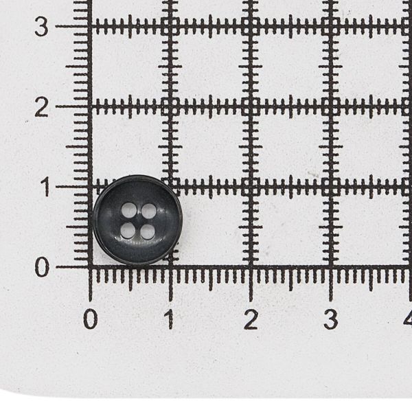 Пуговицы 4 прокола 18L (11мм), (Black черный) CB, 72 шт