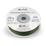 Лента капроновая (органза) _6.0 мм / 45.7 метров, 078 болотный, Blitz OR-6