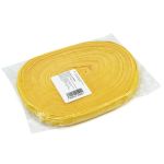 Лента бархатная (тесьма) 20.0 мм / 10±0.5 метров, рис. 8319, 2 желтый, С3513Г17