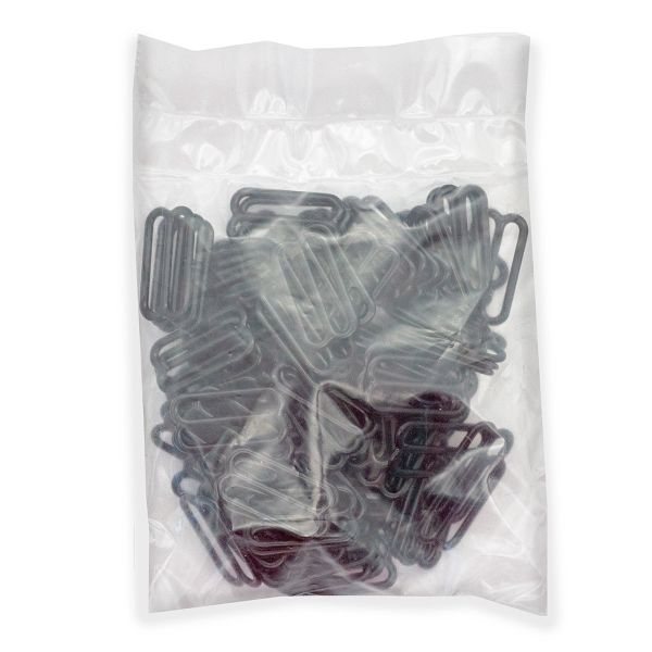 Рамки-регуляторы для бюстгальтера пластик 20.0 мм, черный, 100 шт, 512352-3