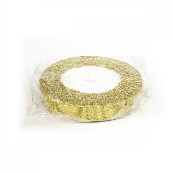 Лента металлизированная 15.0 мм / 22.85±1 метра, цв. золото, Magic4Hobby
