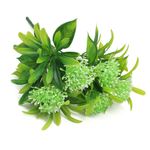 Цветы искусственные Зелень с одуванчиками 26см 5 веток d4,5 ЛА БУЛЕЙ микс /TOS/