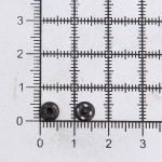 Кнопка пришивная металл ⌀5.0 мм, черный, 24 шт, Pony