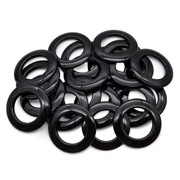 Люверсы шторные ⌀35 мм, черный, 09, Belladonna, 10 шт