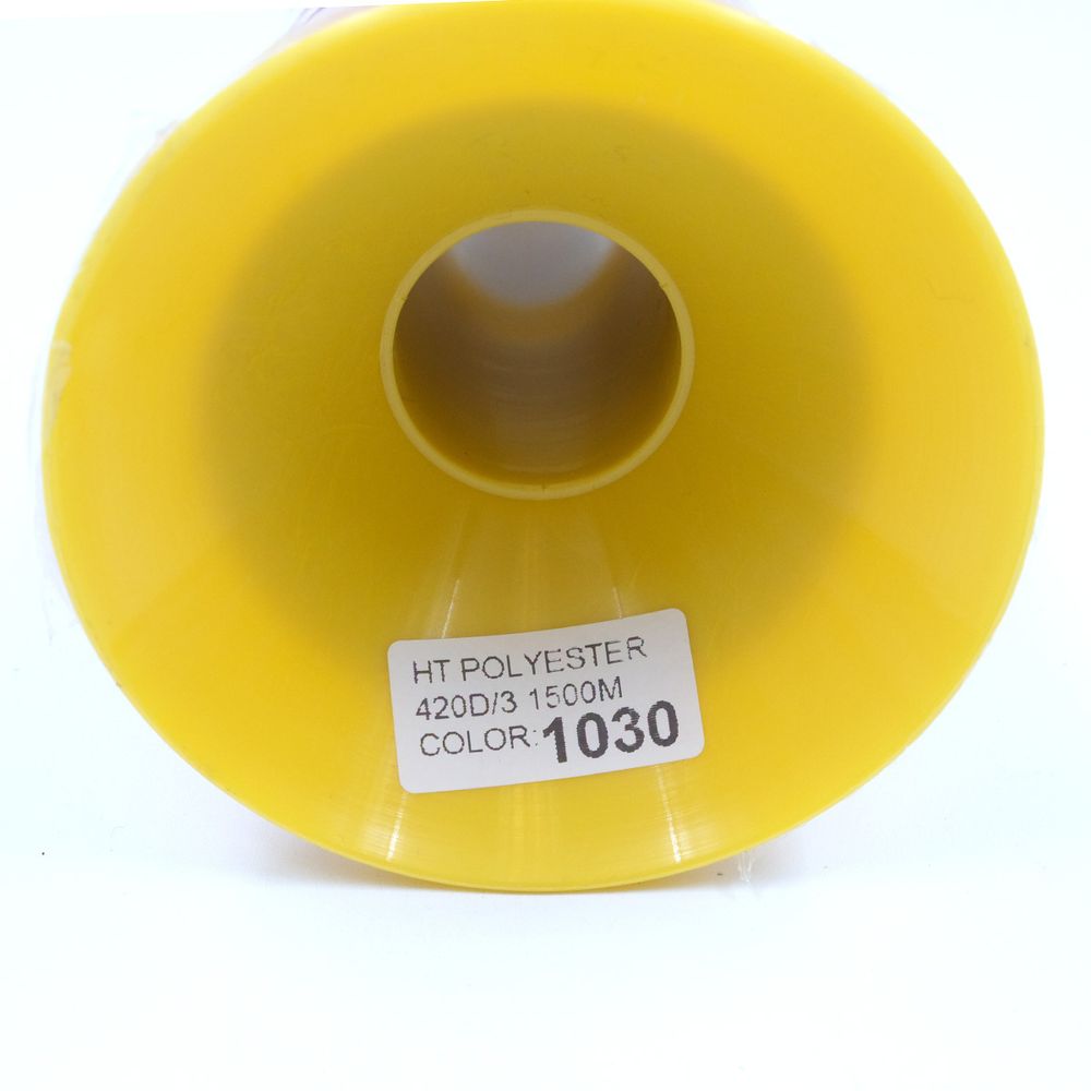 Нитки филаментные 420D/3, 1500 м, 100% п/э, Астра, 1030 красный