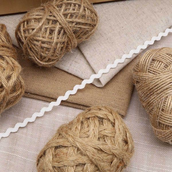 Тесьма вьюнчик, 3 мм, 30 метров (белый), 30 метров