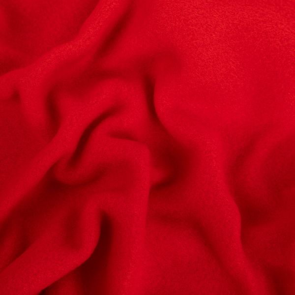 Флис 2-сторонний 160 см / 10 метров, красный/red, Gamma FG-005
